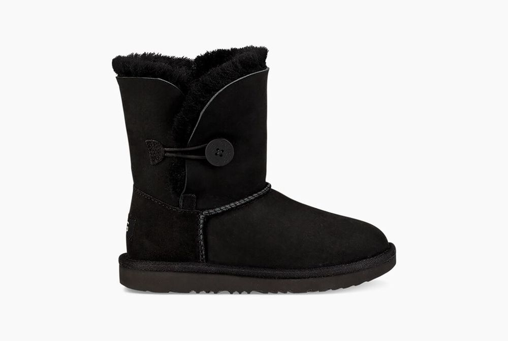 Ugg Boot Big Kids - Ugg Bailey Button Ii Black - 659TLCDBP